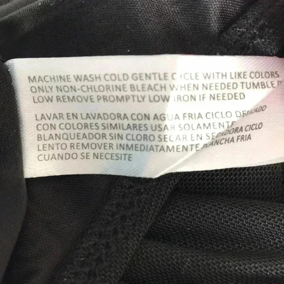 A Love Story Embellished Front Mock Turtleneck Bodysuit Size S - Picture 6 of 6